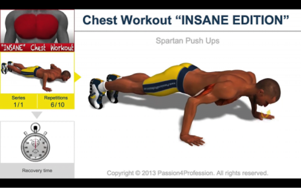 The features of the chest workout