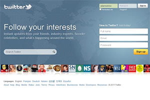 Twitter with Facebook face Twitter with Facebook face