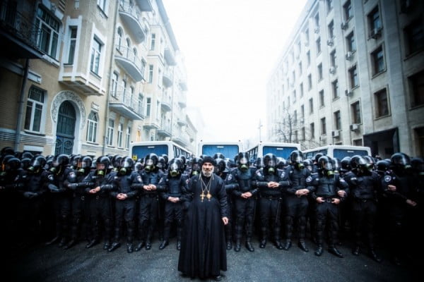 A priest on Bankova