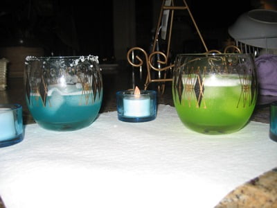 drinks in the chinese restaurant