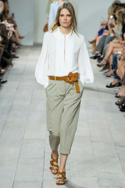 Review of the collection of Michael Kors Spring Summer 2015. What clothes are trendy in 2015 (7)