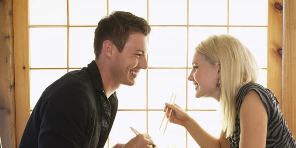 Couple in Japanese Restaurant