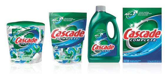 A detergent for a dishwasher