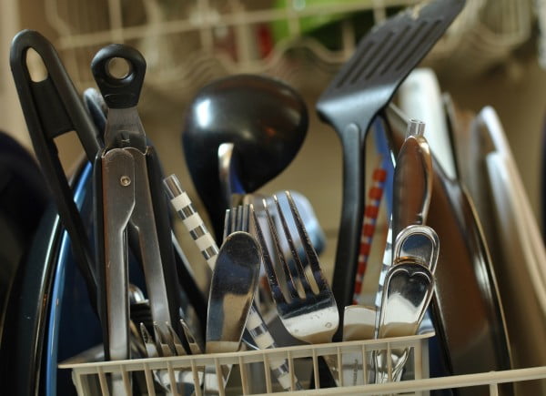 Overload with a dishware
