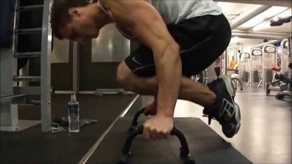 Push-on bars or in a simulator