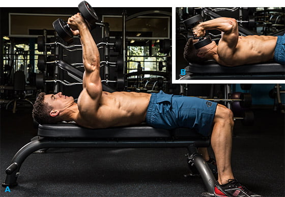 Exercise 1 for pumping triceps at home