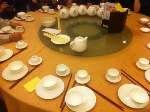 Chinese etiquette and rules of behavior at the table