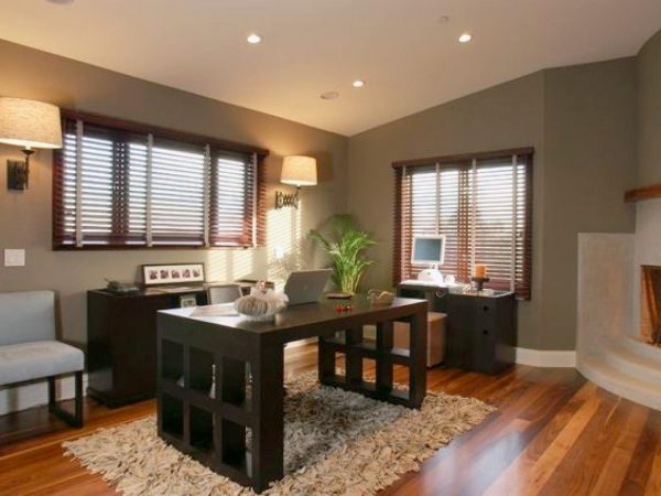How to design the office at home 1