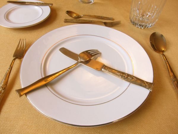 How to keep cutlery after eating